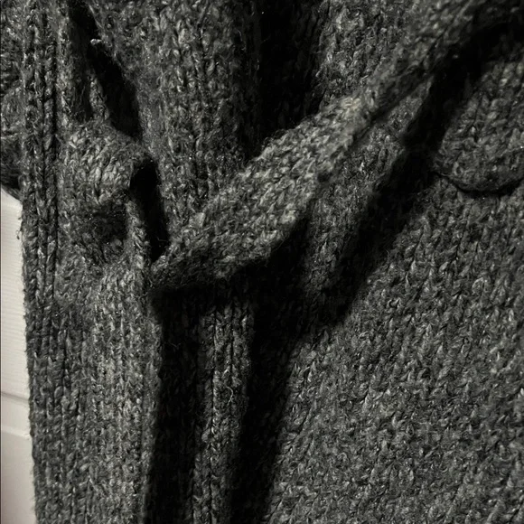 RW&CO. Gray Knit Cardigan Sweater wool blend - Picture 7 of 7